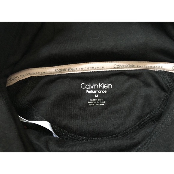 Calvin Klein Performance Long Sleeve  Black Pullover Women’s Hoodie - Picture 3 of 7